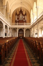 Widok wnętrza kościoła